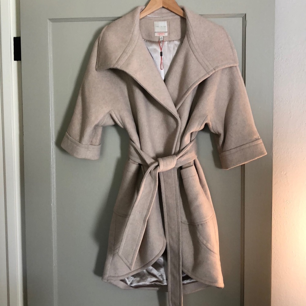 Scandal Collection Cap Sleeve Trench Coat